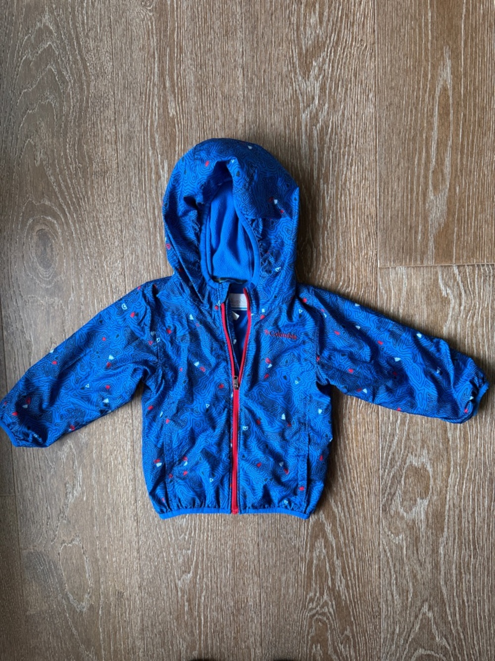 Kids Columbia fleece lined jacket